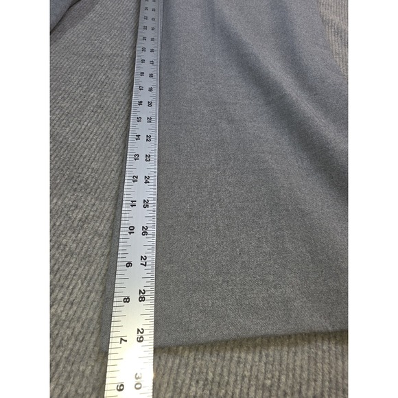 Abercrombie & Fitch Women's Blue Grey Pleated Wide Leg Trouser Pants Size M(2) - Picture 12 of 16